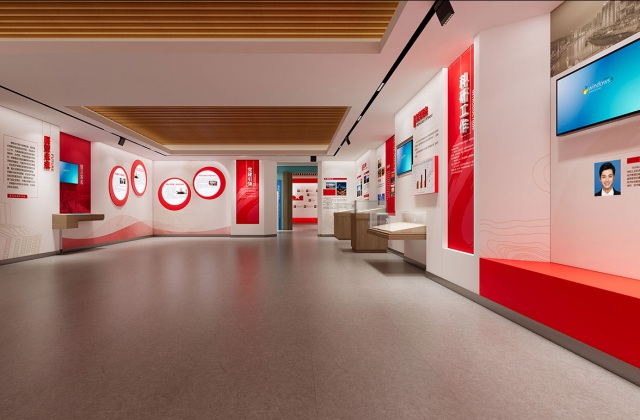 重慶社科院黨建引領(lǐng)成果展示廳設計效果圖