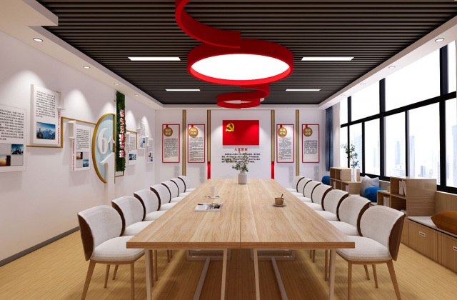 宜賓中院青年黨員政治建設基地組織活動中心設計-組織活動中心設計