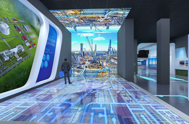 中國石油工程建設(shè)有限公司西南分公司
長春城市LNG應急調(diào)峰儲配站工業(yè)旅游展廳設(shè)計效果圖